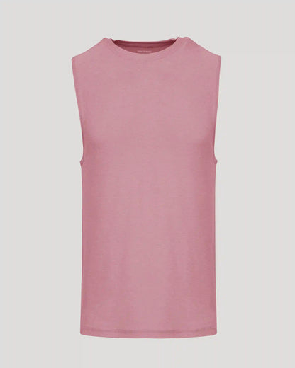 Quartz Rose Sleeveless Active Muscle Tee