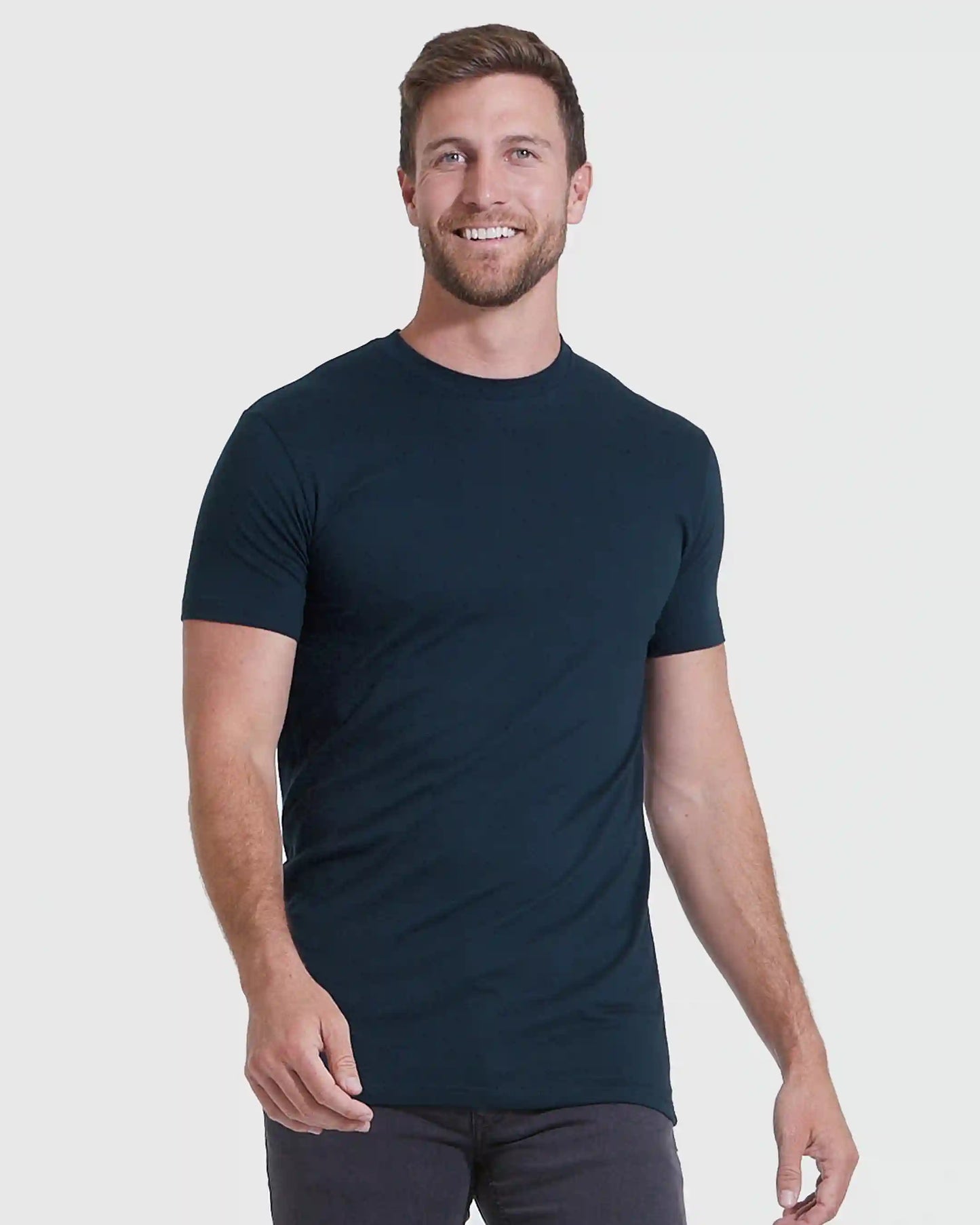 Tall Straight Hem Crew Neck T-Shirt 10-Pack
