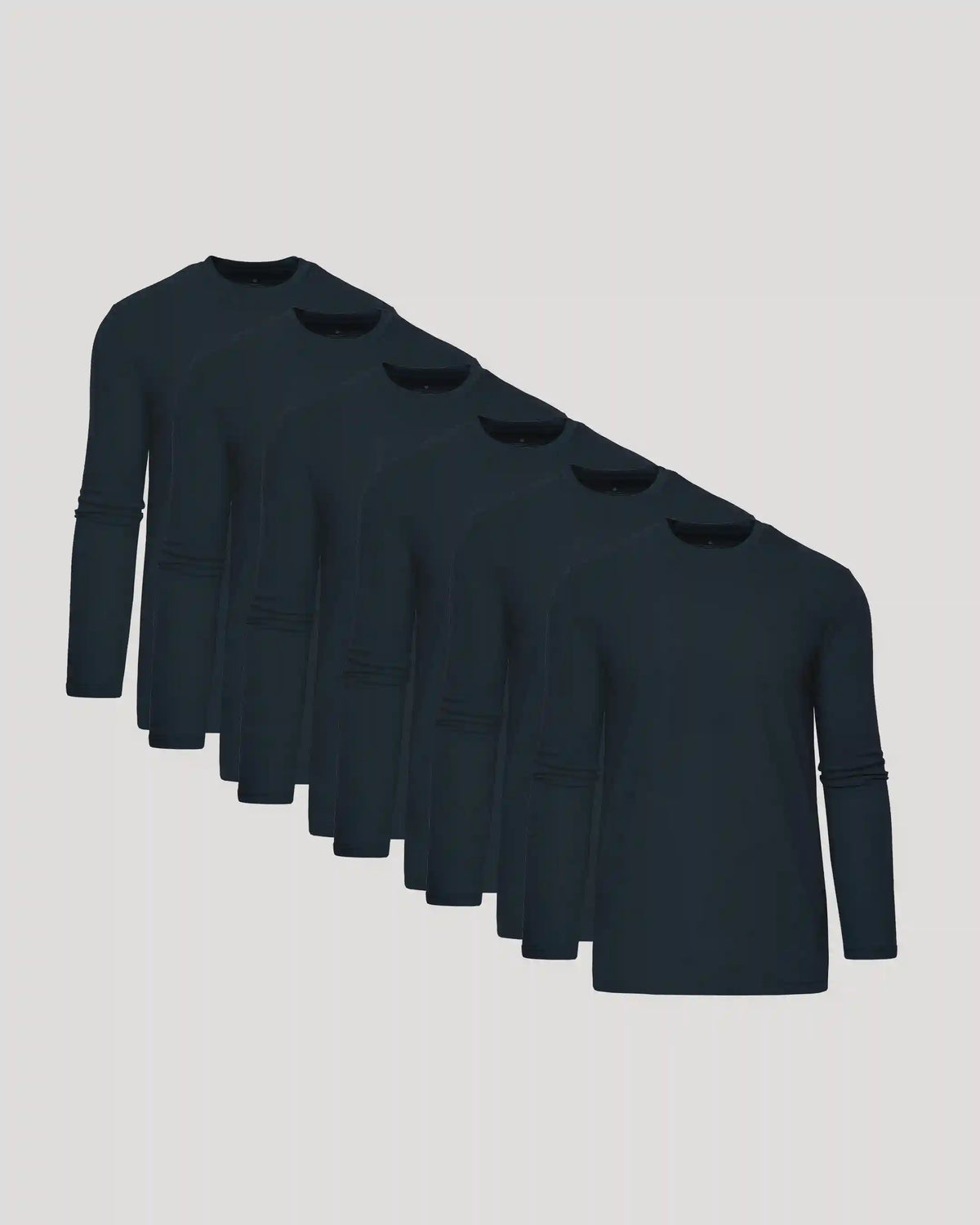 All Navy Tall Classic Long Sleeve Crew 6-Pack