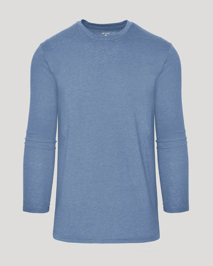 Dark Heather Vintage Navy Tall Long Sleeve T Shirt