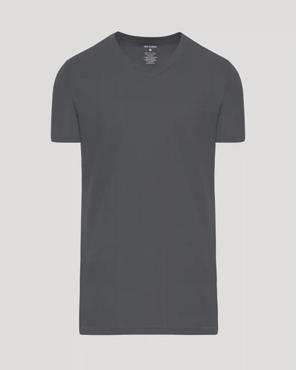 Carbon Tall Short Sleeve Classic V-Neck