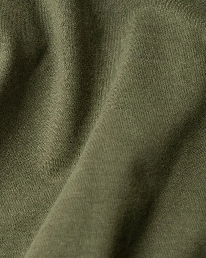 Military Green Tall Short Sleeve Classic V-Neck