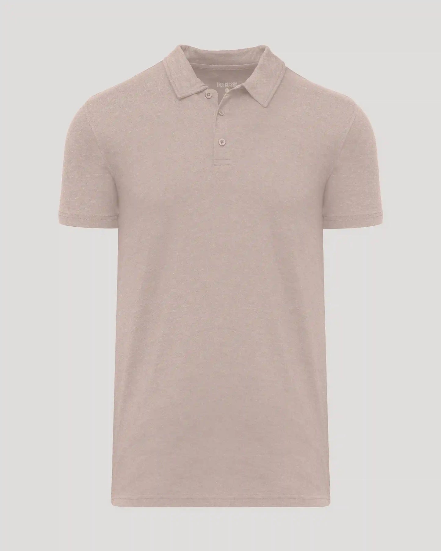 Light Heather Slate Mauve Short Sleeve Tall Polo