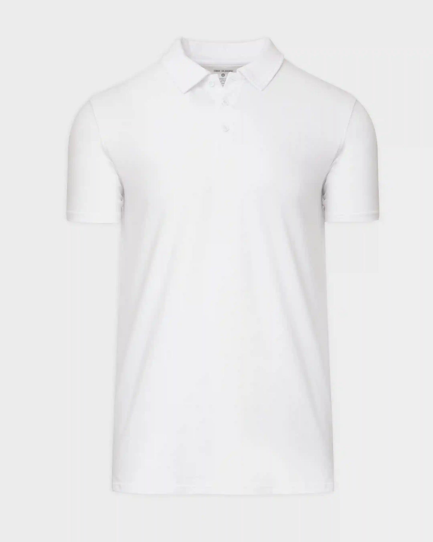 White Short Sleeve Tall Polo