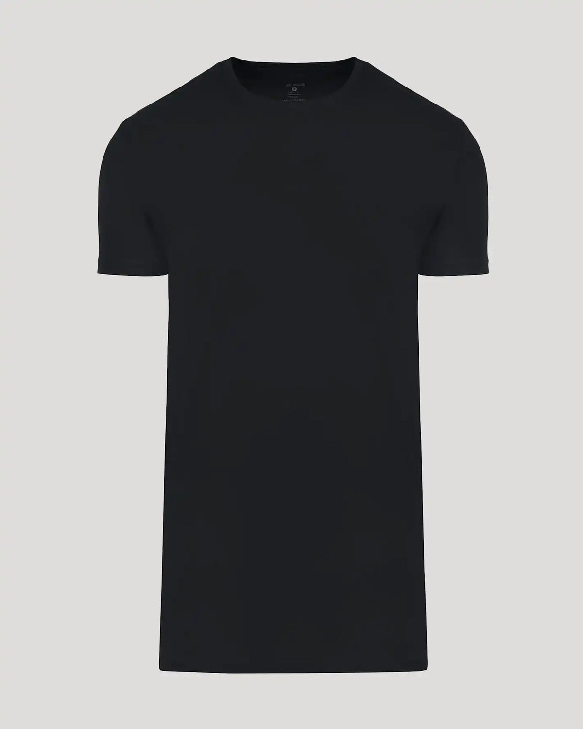 Black Tall Pima Cotton Blend Crew