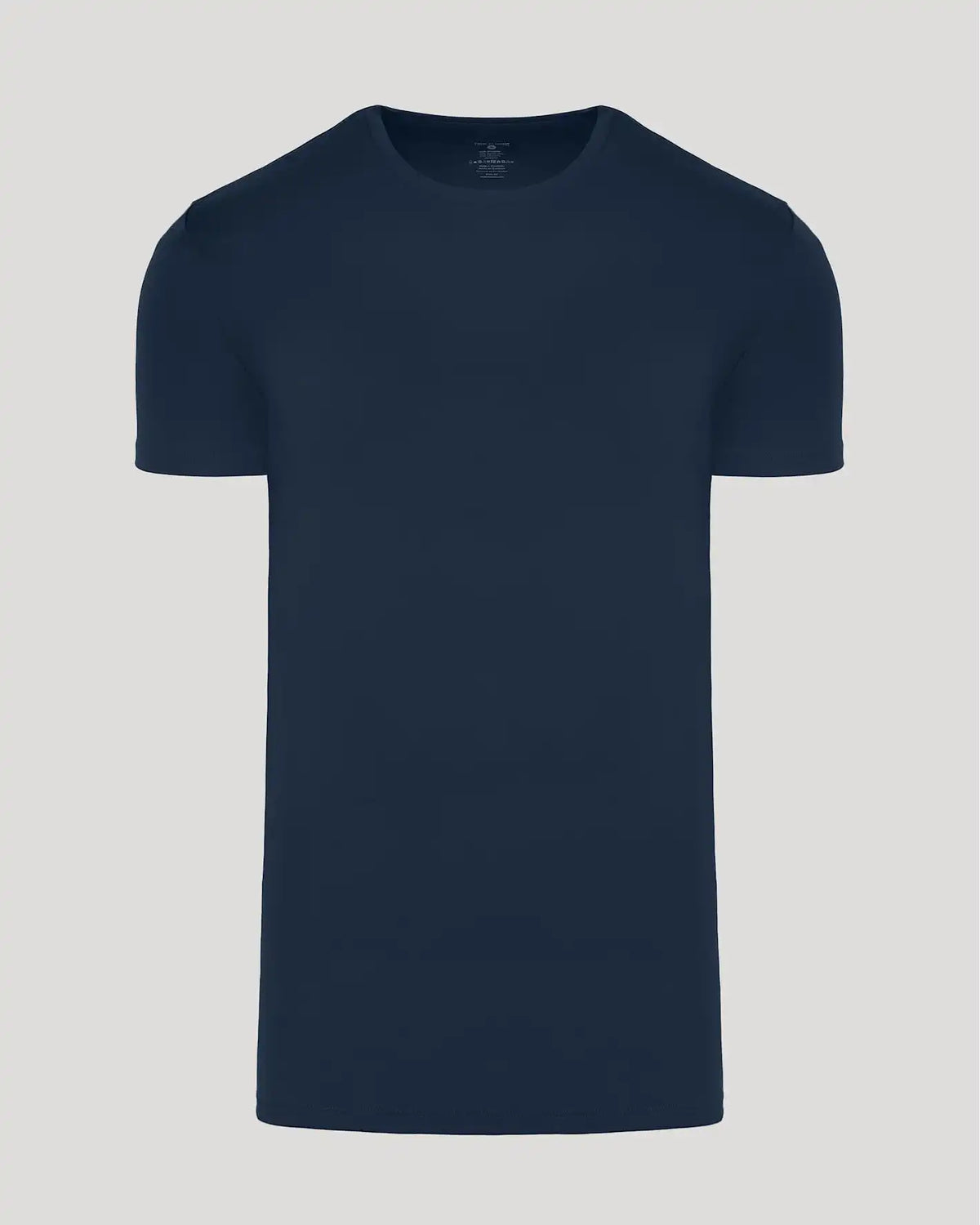 Navy Tall Pima Cotton Blend Crew