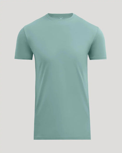 Stormy Sea Tall Pima Cotton Blend Crew