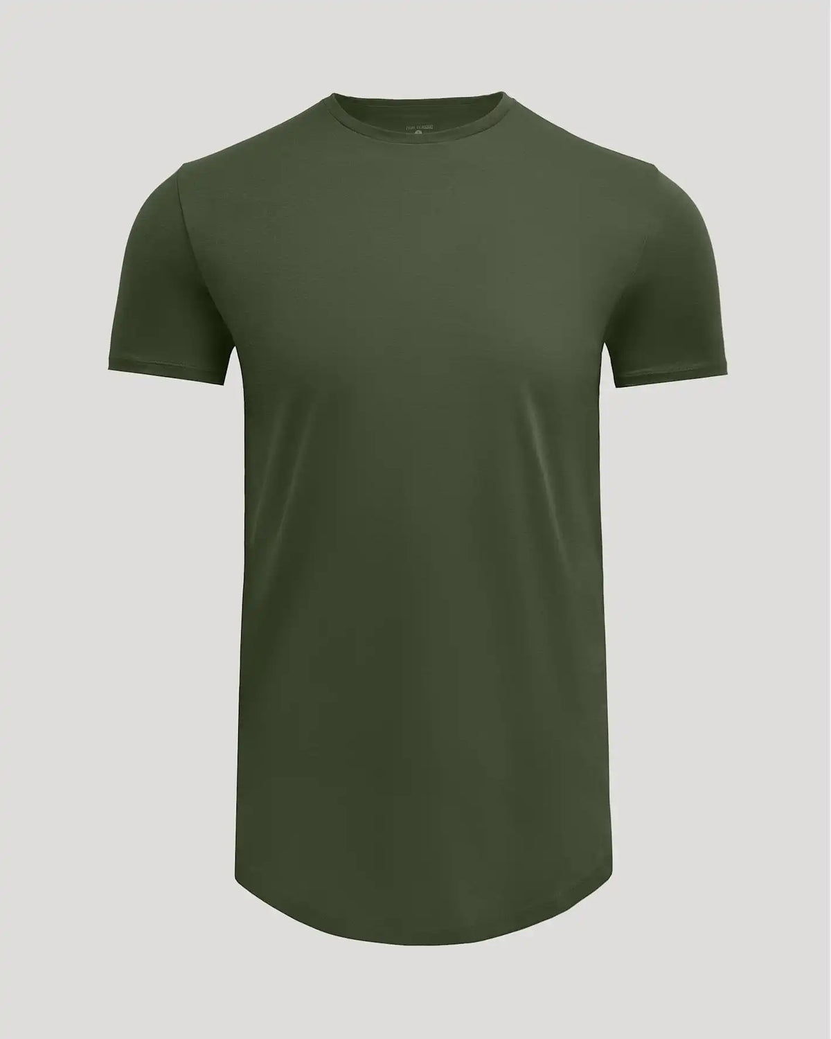 Grove Tall Pima Cotton Blend Curved Hem Crew