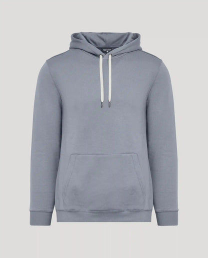 Dusty Blue Fleece French Terry Pullover Hoodie