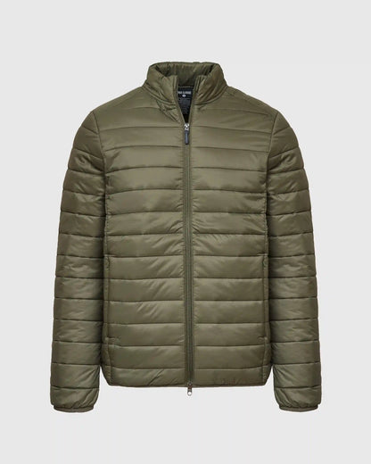 Military Green Puffer Jacket