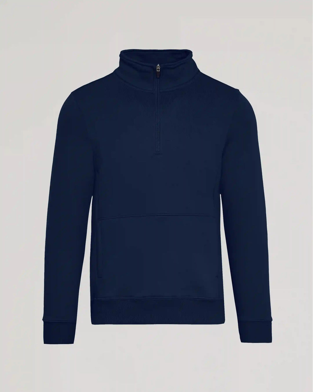 Navy Quarter Zip Fleece Sweatshirt
