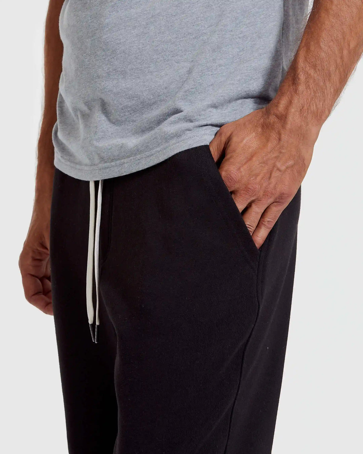 Black Quarter Zip Fleece Sweatshirt & Jogger 2-Pack