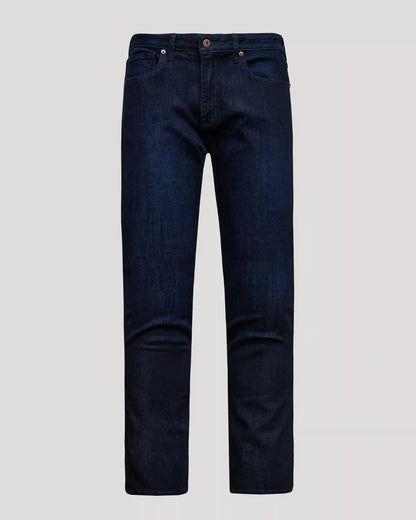 Indigo Wash Straight Comfort Stretch Jeans