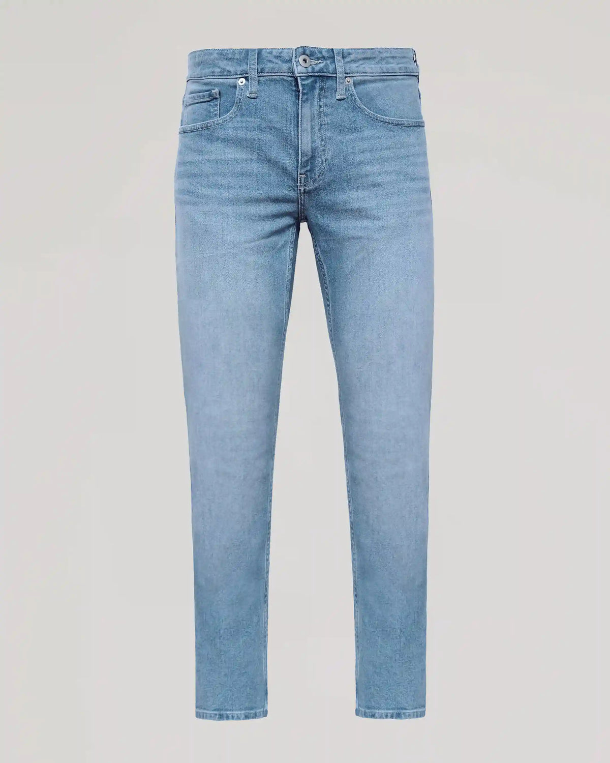 Light Indigo Wash Slim Authentic Denim Jeans