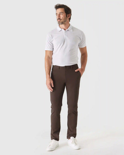 Dark Oak Slim Twill Chino Pant