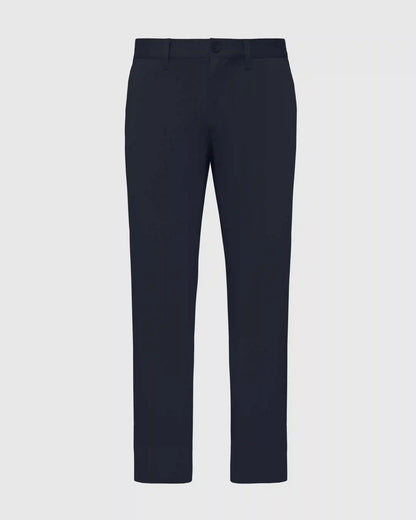 Navy Straight Twill Chino Pant
