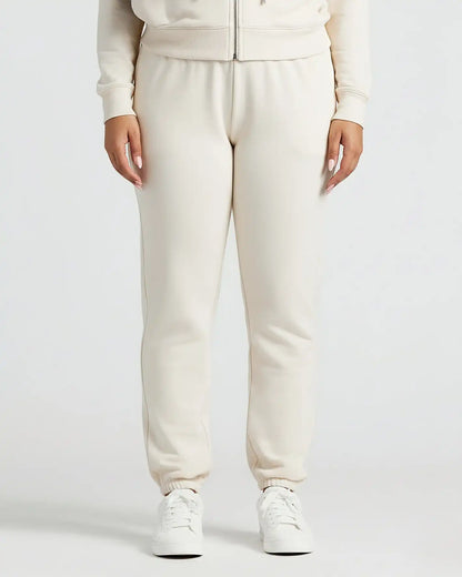 Womens Oatmeal Relaxed Joggers
