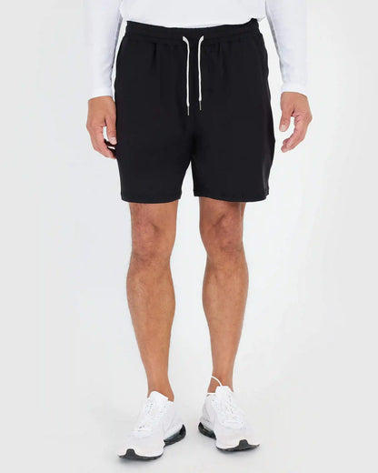 Black & Dark Heather Navy Active Comfort Shorts 2-Pack