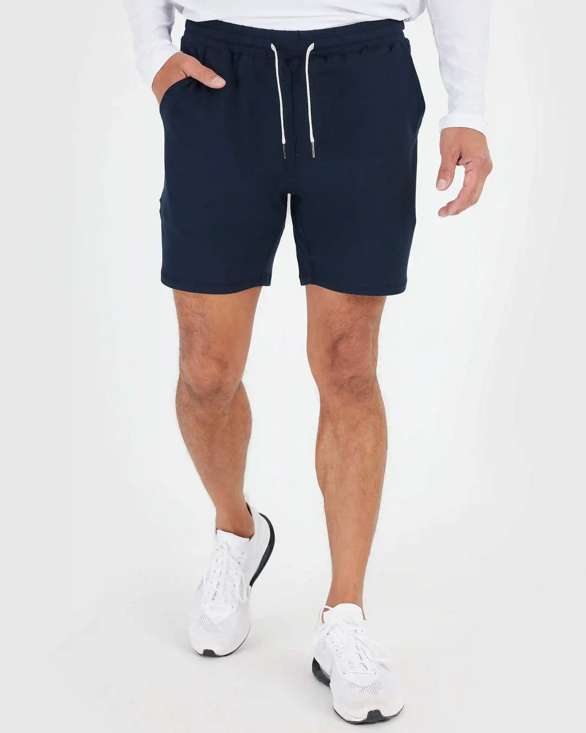 Black & Dark Heather Navy Active Comfort Shorts 2-Pack