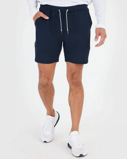Black & Dark Heather Navy Active Comfort Shorts 2-Pack