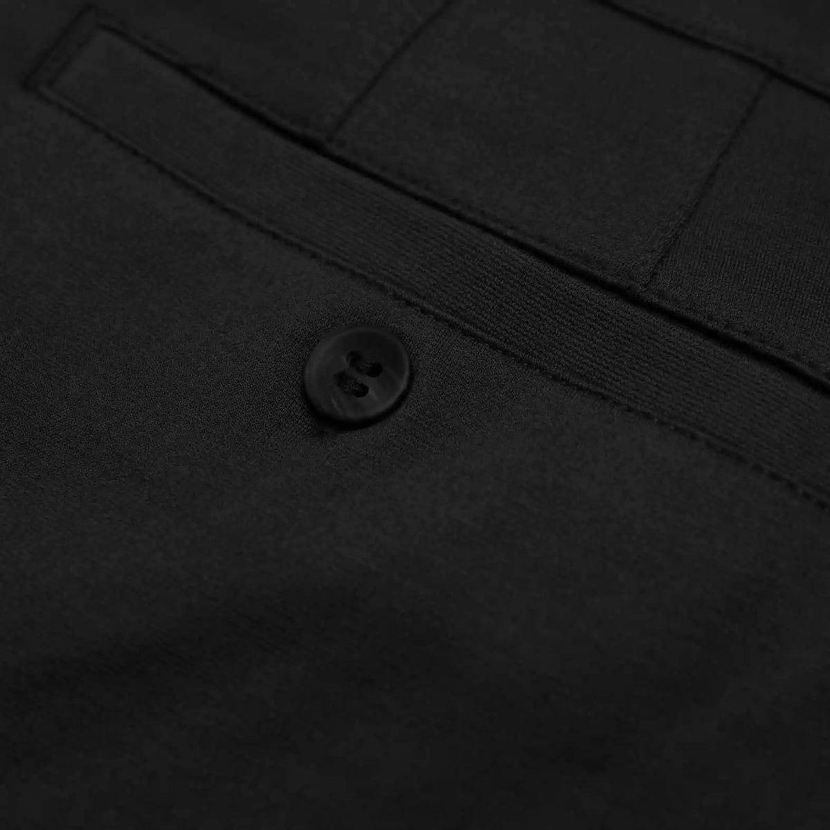 7" Black Comfort Knit Chino Shorts