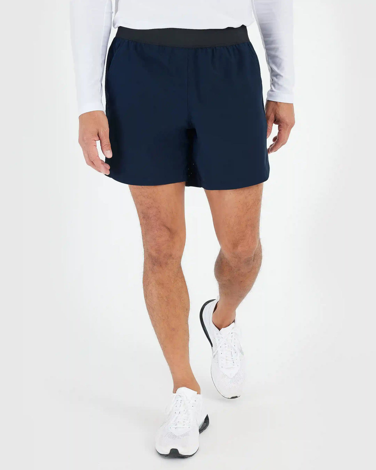 7" Navy Active Training Shorts 2.0