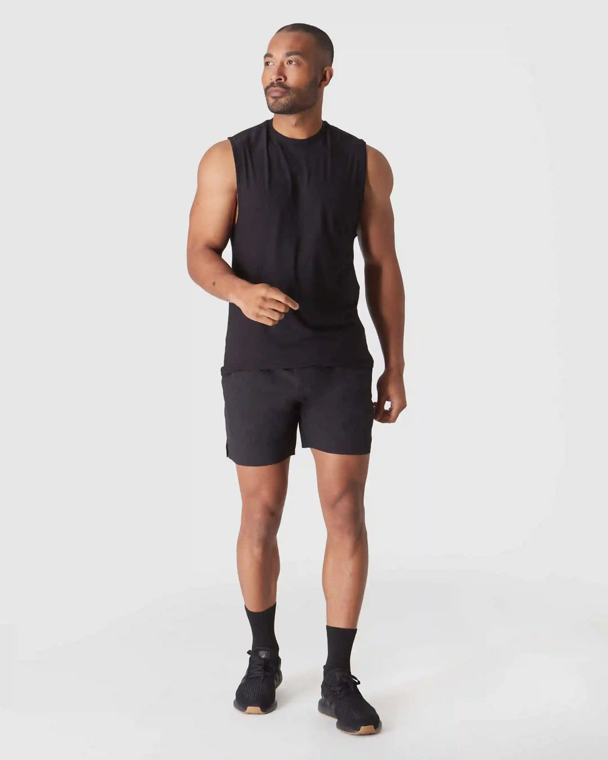 Black 2 In 1 Training Short