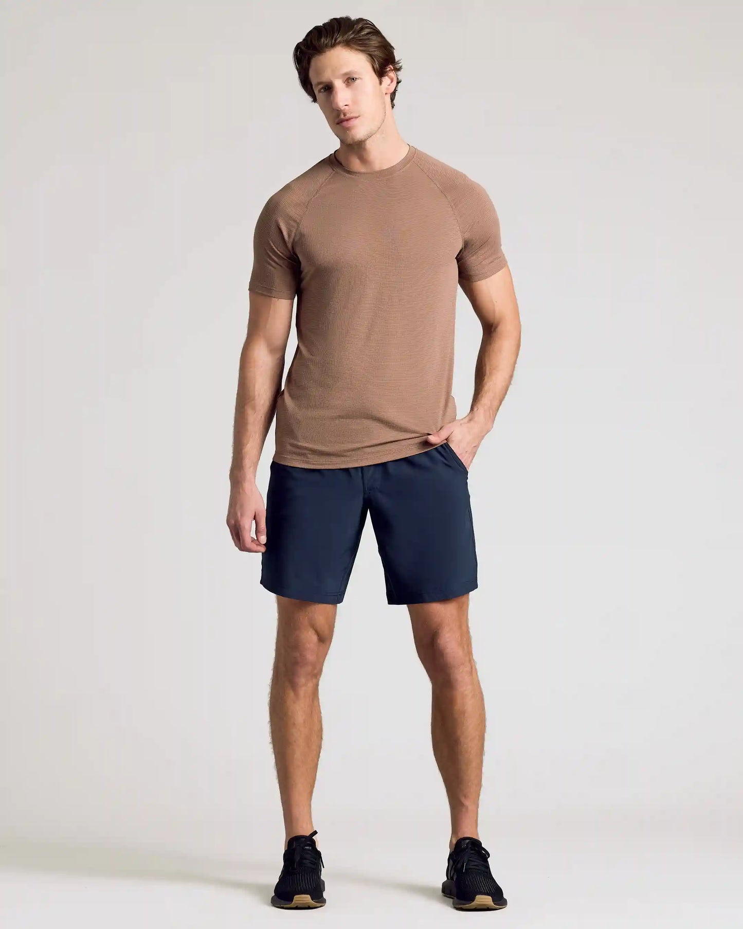 Navy 9" Active Quick Dry Shorts