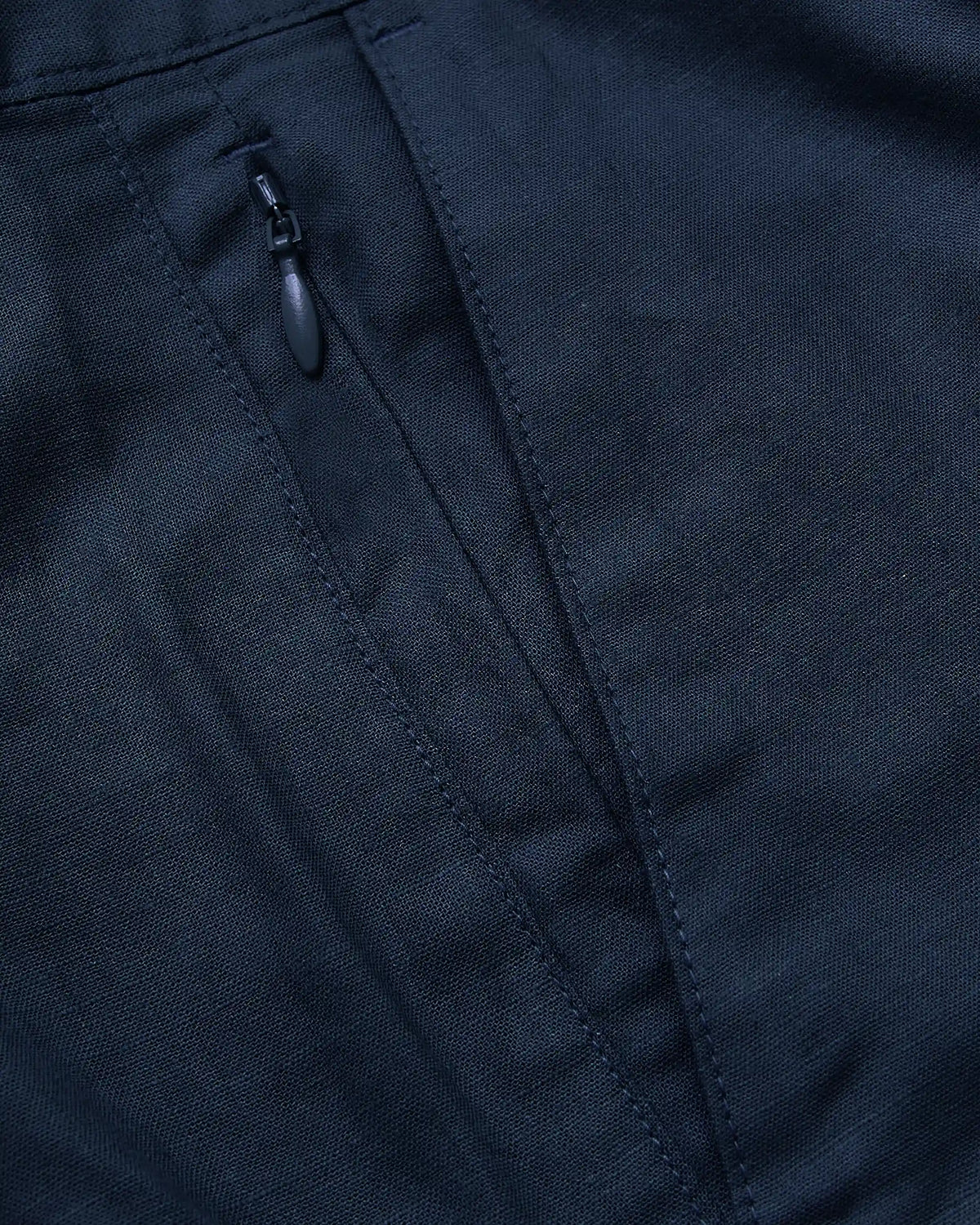 7" Navy Linen Shorts