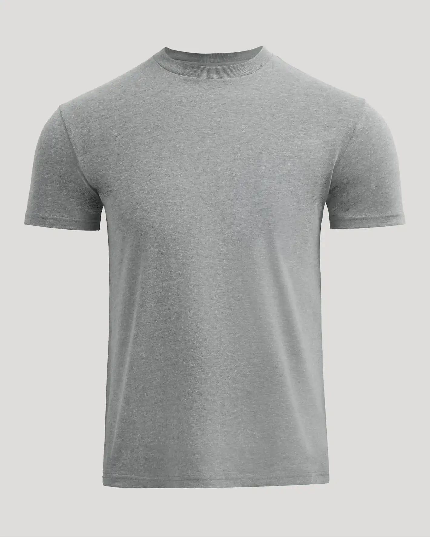 Heather Gray Short Classic Crew Neck