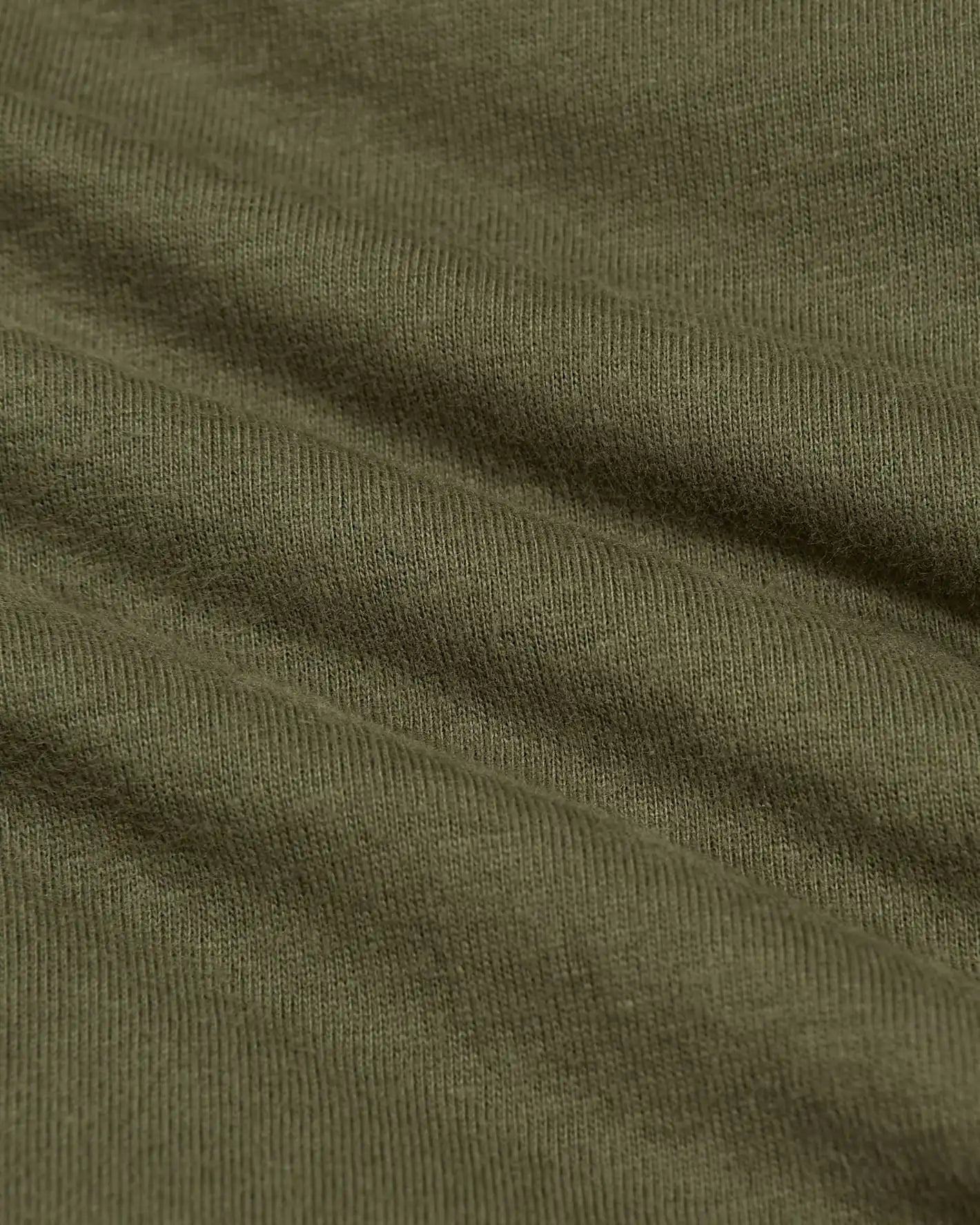 Military Green Short Classic Crew Neck