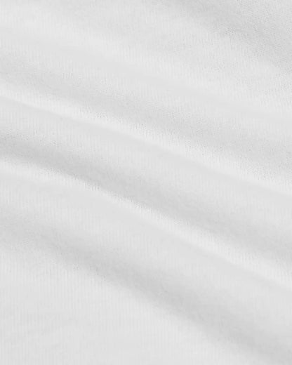 White Short Classic Crew Neck