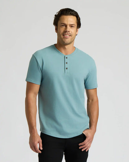 Citadel Heavyweight Curved Hem Henley