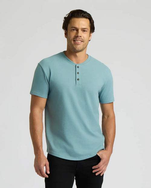 Citadel Heavyweight Curved Hem Henley