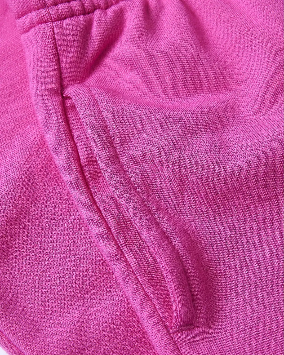 Girls Electric Fuchsia Cropped Zip Hoodie & Relaxed Joggers 2-Pack