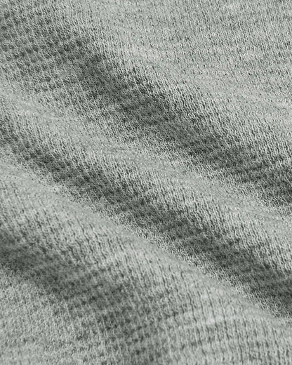 Girls Heather Gray Waffle Long Sleeve Henley & Waffle Leg Pants 2-Pack