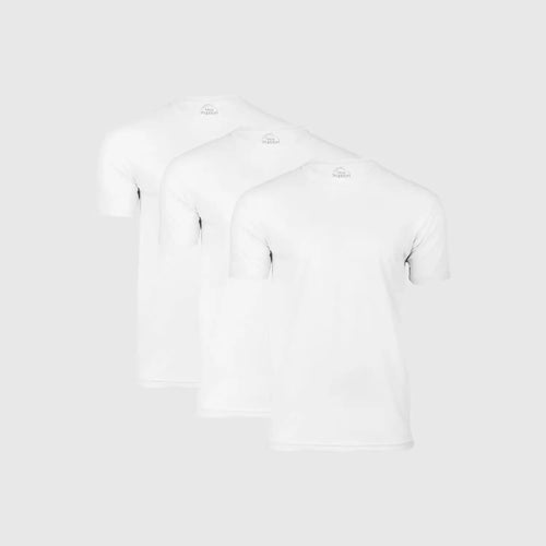 White Classic Crew Neck 3-Pack