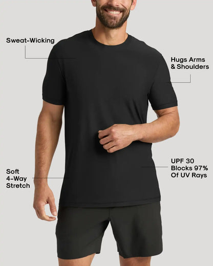 Active Crew Neck T-Shirt 3-Pack