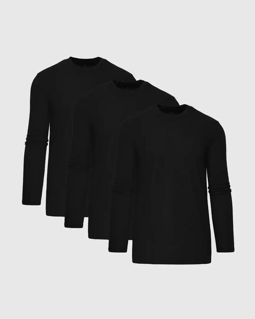 Long Sleeve Crews 3-Pack