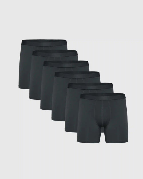 Carbon Boxer Briefs 6-Pack