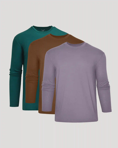 Long Sleeve Crews 3-Pack