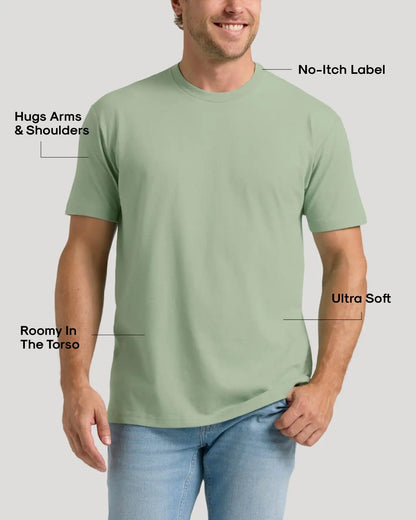 Sage Green Classic Crew Neck