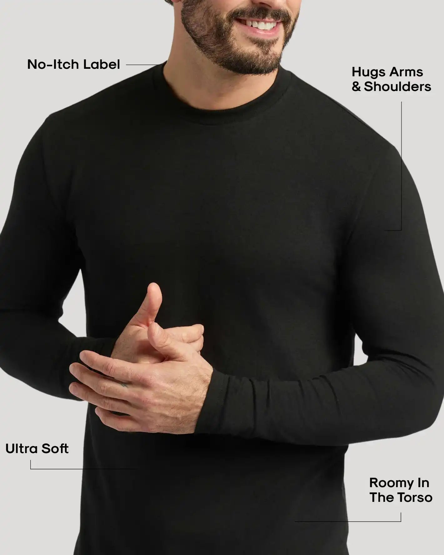 The Staple Classic Long Sleeve Crew 6-Pack