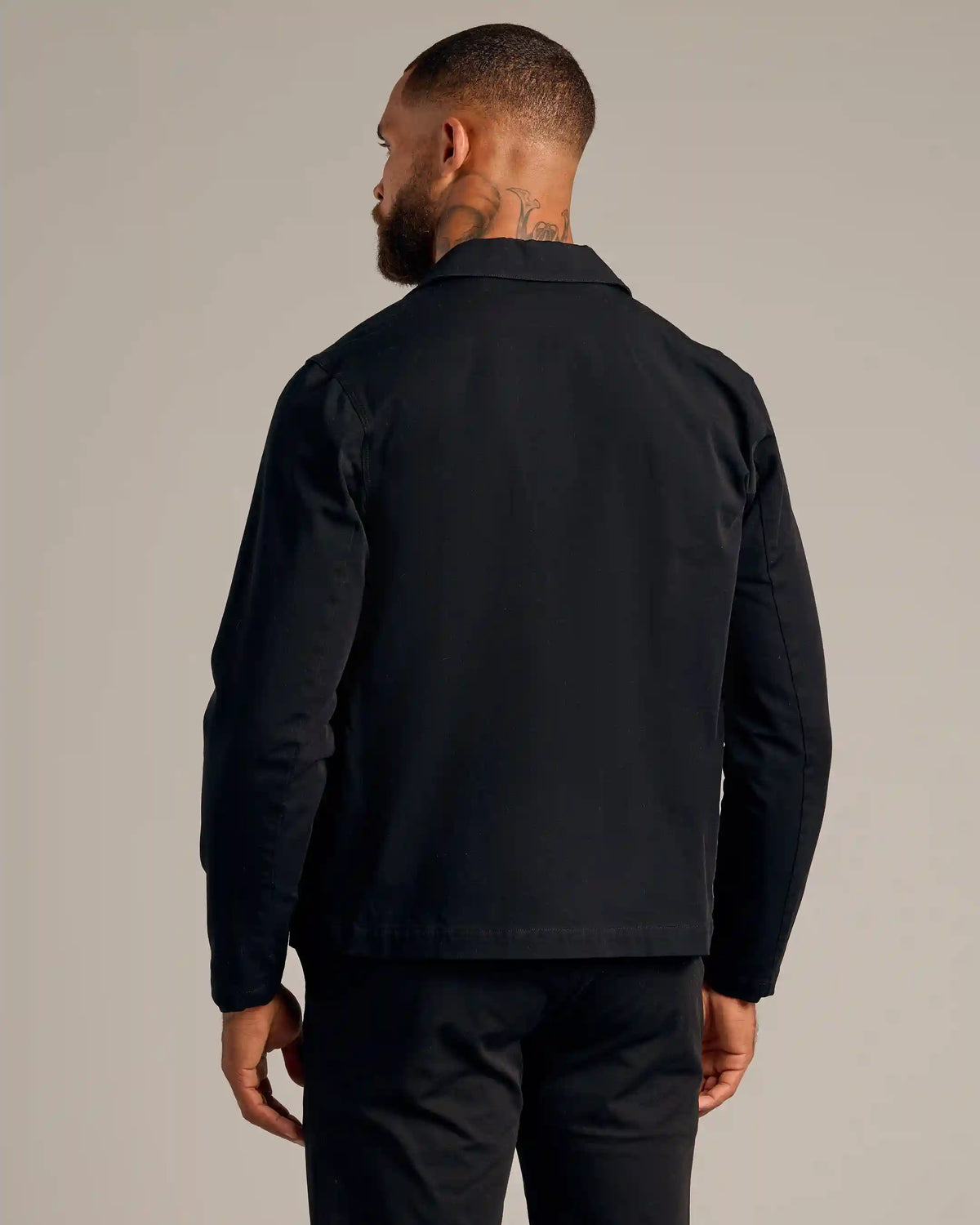 Black Coaches Jacket