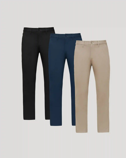 Core Straight Chino Pants 3-Pack