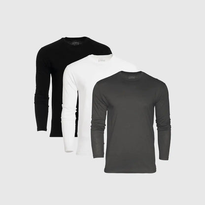 Long Sleeve Crews 3-Pack