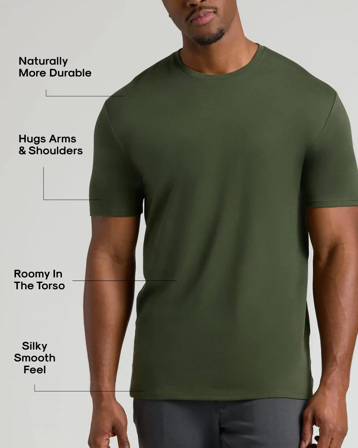 Tall Pima Cotton Blend Crew 4-Pack