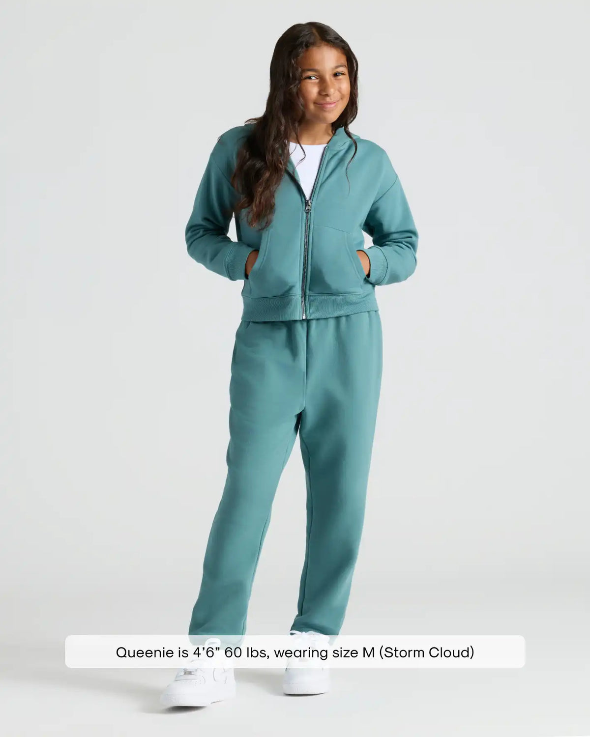 Girls Stormcloud Relaxed Joggers