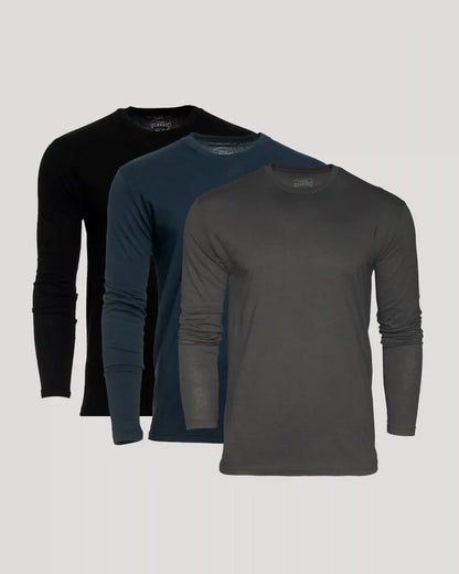 Long Sleeve Crews 3-Pack