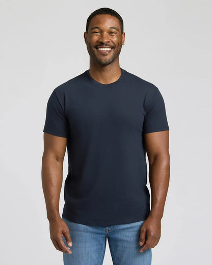 Navy Short Classic Crew Neck
